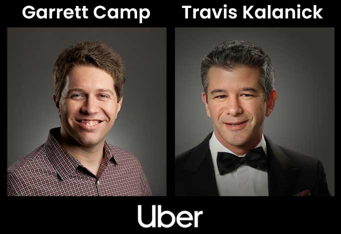 Travis- Kalanick and Garrett Camp - Uber Founders