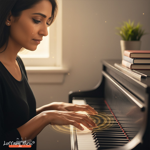 Expressing emotions through music for mental healing