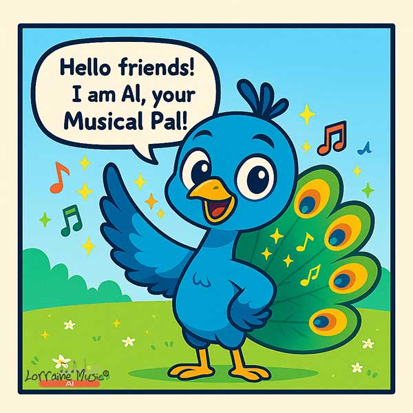 Hello friends! I am Al, your Musical Pal!