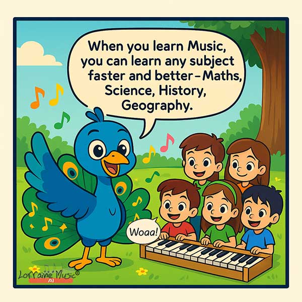 When you learn Music, you can learn any subject faster and better