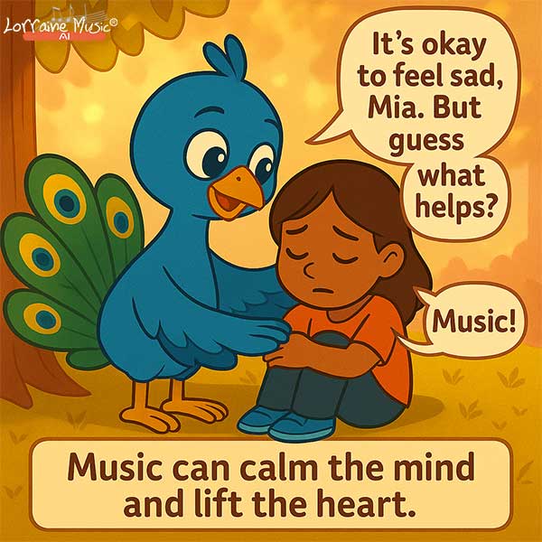 Talking and sharing can turn sadness into strength