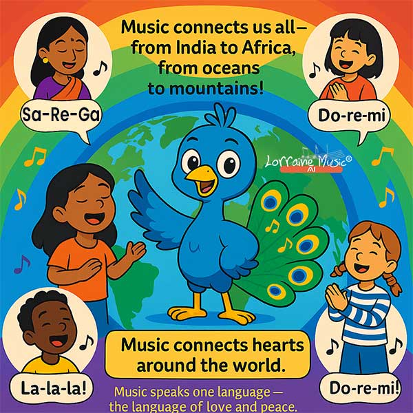 Music speaks one language — the language of love and peace