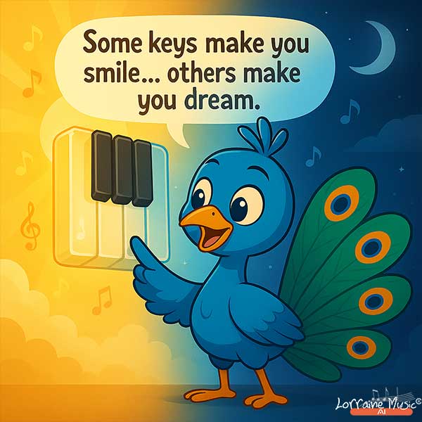 Some piano/keyboard keys make you smile… others make you dream