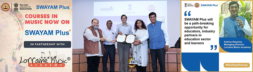 The collaboration between LorraineMusic.ai, SWAYAM Plus, and IIT Madras…