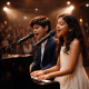Live performance at the grand piano